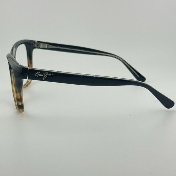 Maui Jim Italy Starfish MJ744-02T 55-16-145 Black Plastic Sunglasses Frame 12885 - Picture 2 of 7